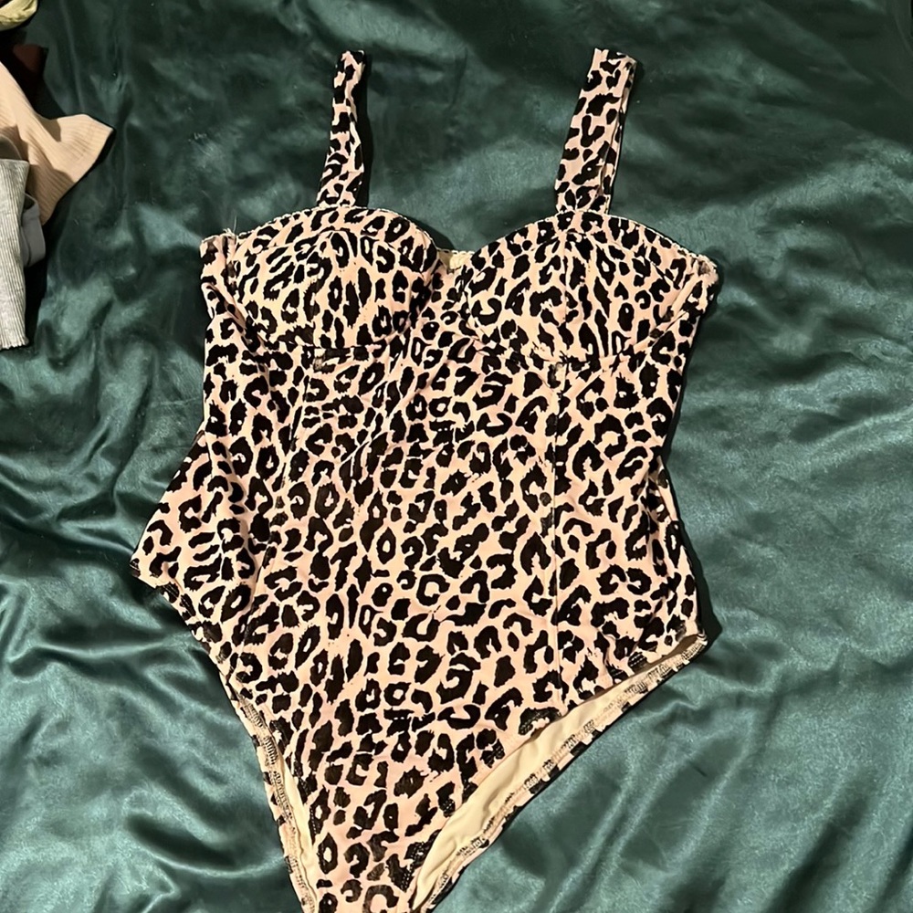 Cheetah print bodysuit